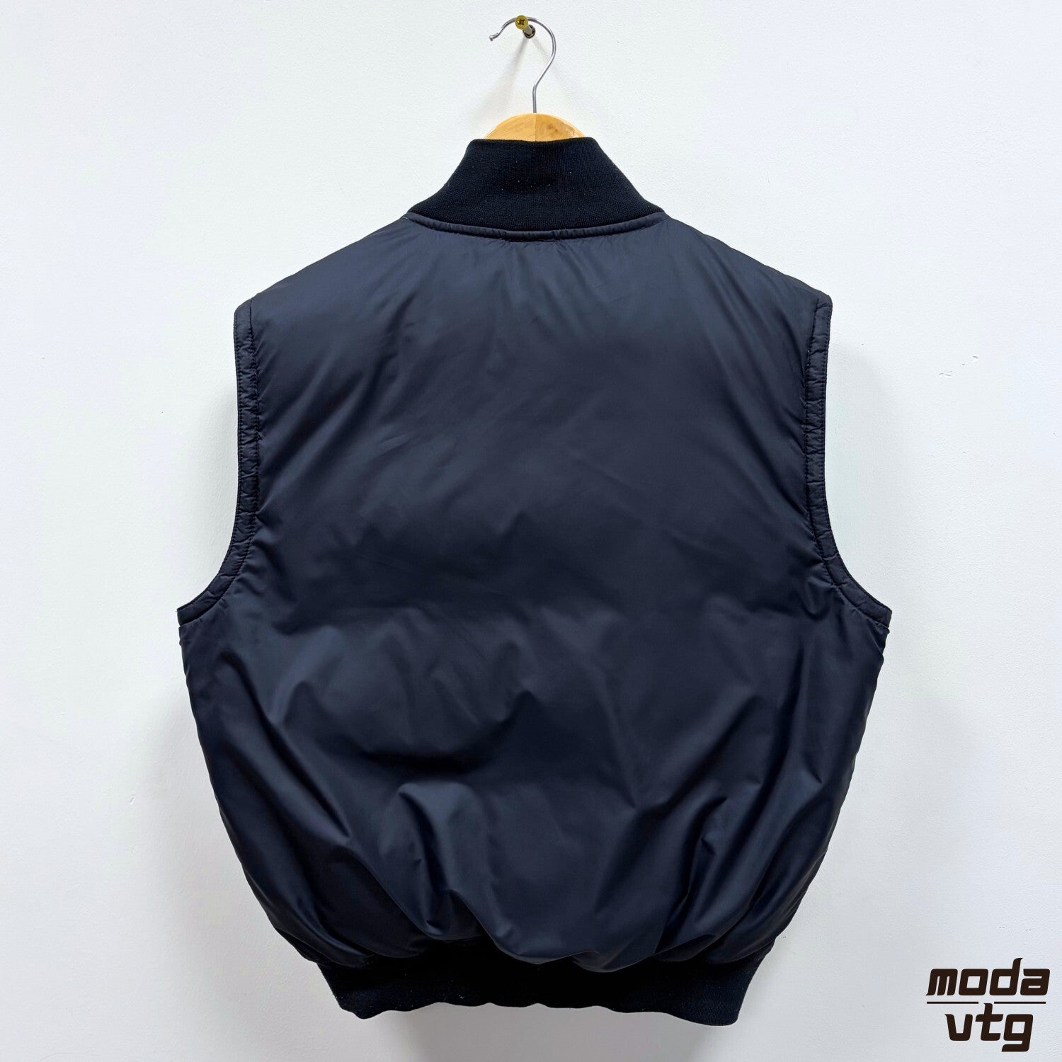 Ralph Lauren Gilet Navy Medium Puffer Bodywarmer Vintage 90s Outdoor Preppy
