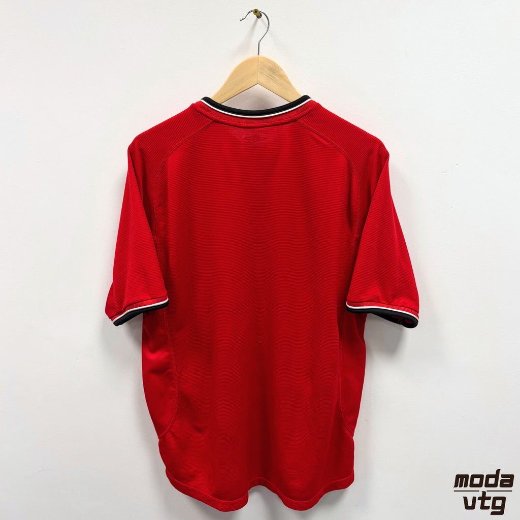 Manchester United Umbro Home Shirt Red Large Vintage 2000 Retro Football