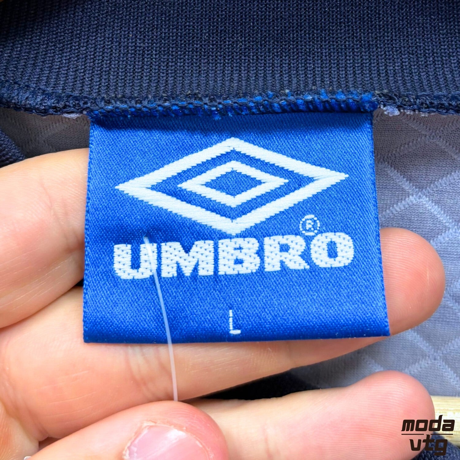 Vintage 1992/93 Manchester United Goalkeeper Kit Navy Large Retro Umbro Unisex