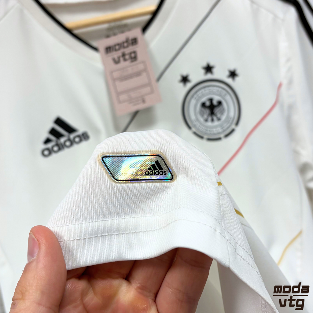 Vintage 2012/13 Germany Jersey White Medium Home Retro Adidas Unisex Schweinstei