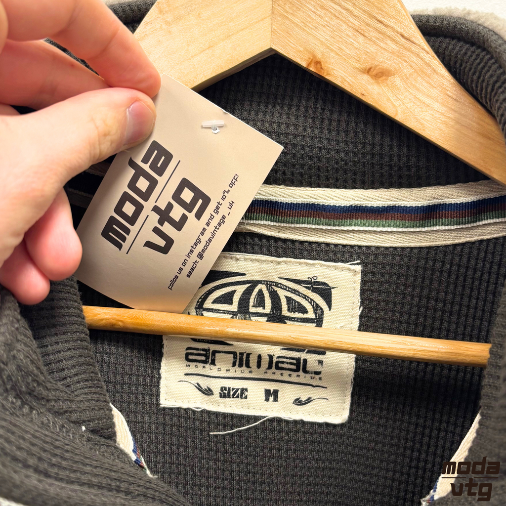 Vintage Y2K Animal Fleece Beige Large Winter Quarter Zip