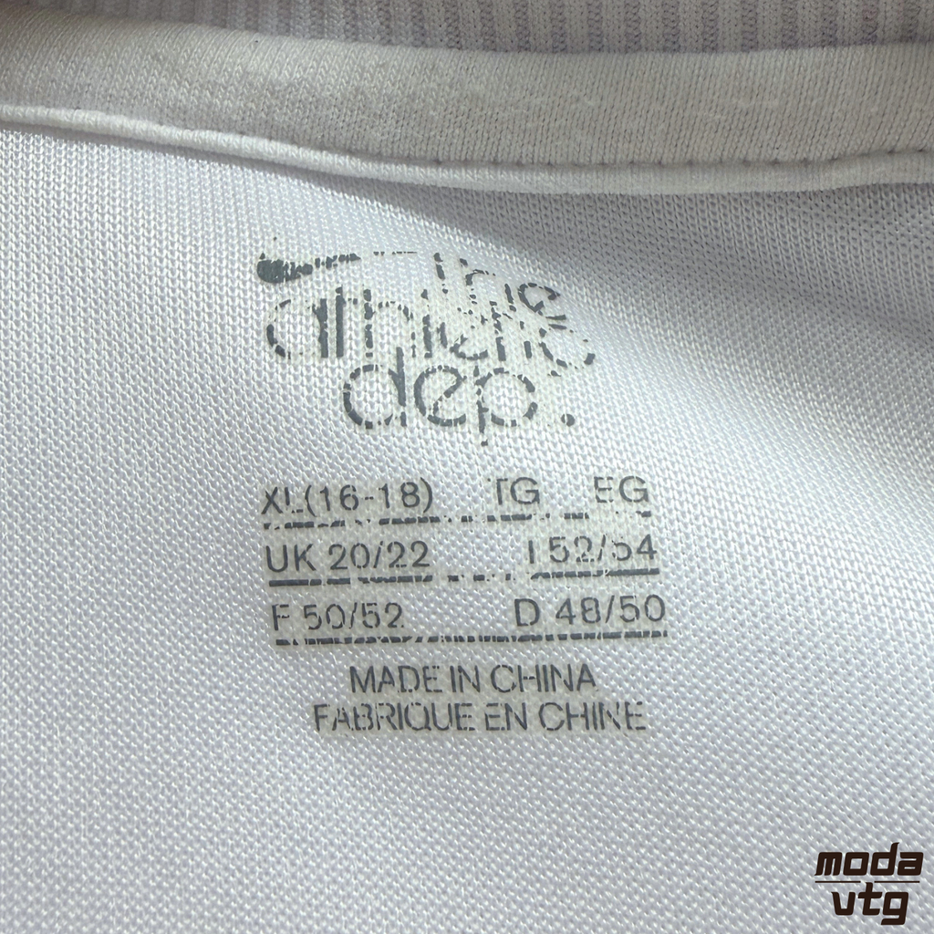 Vintage Y2K Nike Track Jacket White Medium Retro Unisex