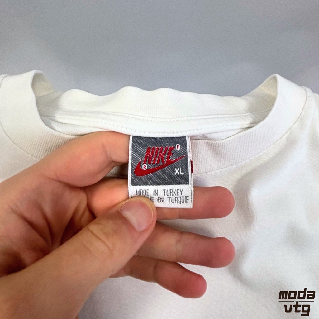 Vintage 90s Nike Sergey Bubka T-Shirt White Barcelona Olympics Graphic