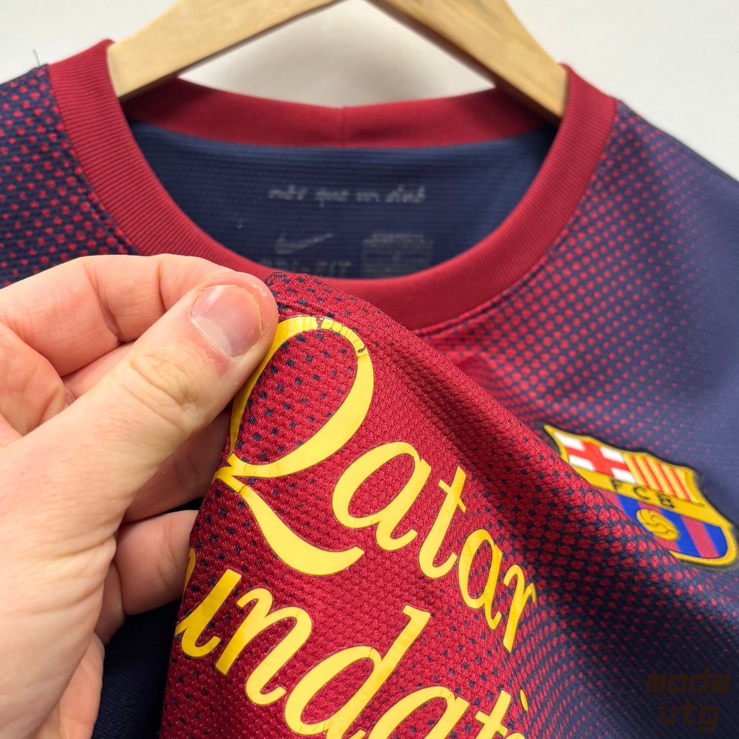 Vintage 2012/13 Barcelona Home Jersey Large Retro Nike