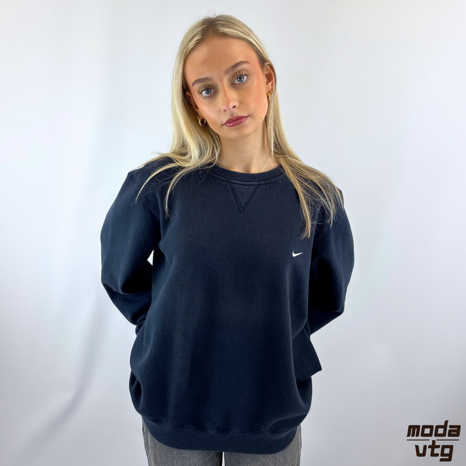 Vintage Y2K Vintage Y2K Nike Sweatshirt Navy Large Crewneck