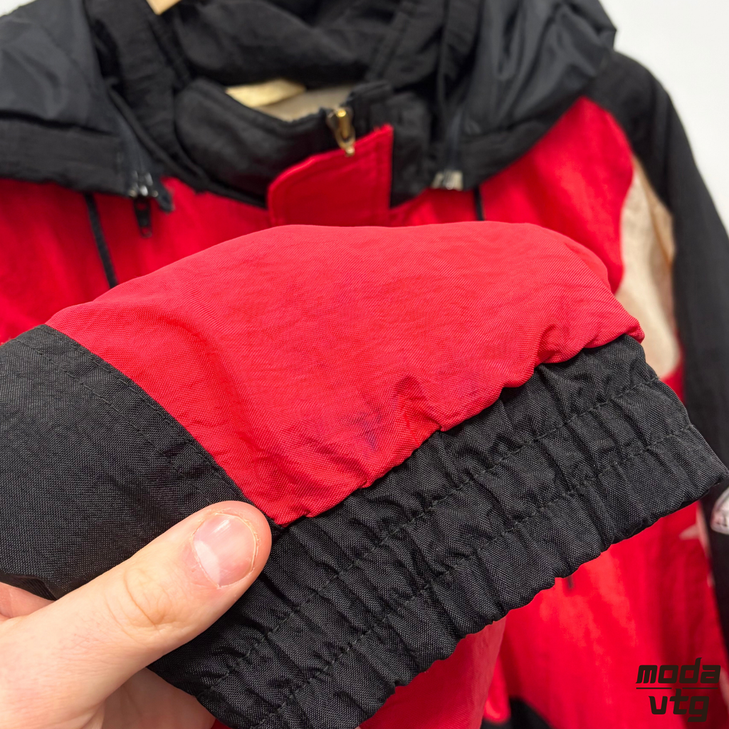 Vintage 90s Chicago Bulls Coat XXL Retro NBA Michael Jordan Apex