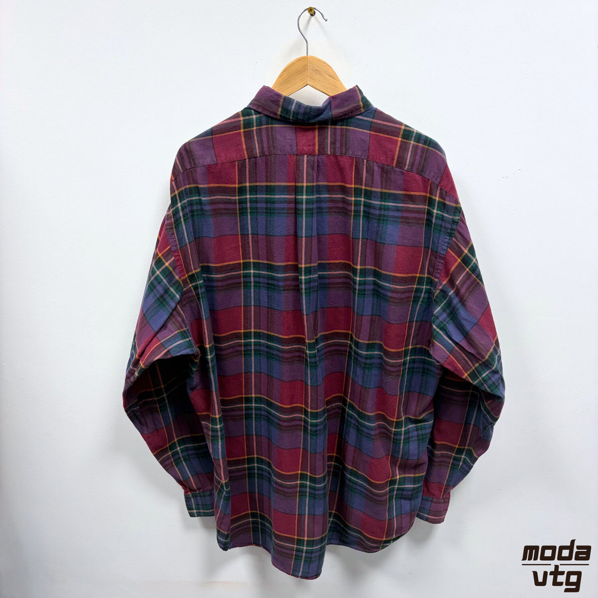 Ralph Lauren Shirt Checked XXL Long Sleeve 90s Vintage Blake Preppy Quiet Luxury