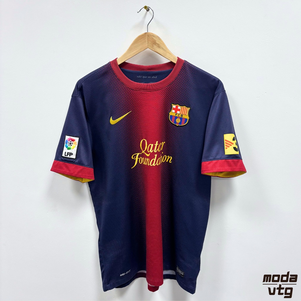 Vintage 2012/13 Barcelona Home Jersey Large Retro Nike