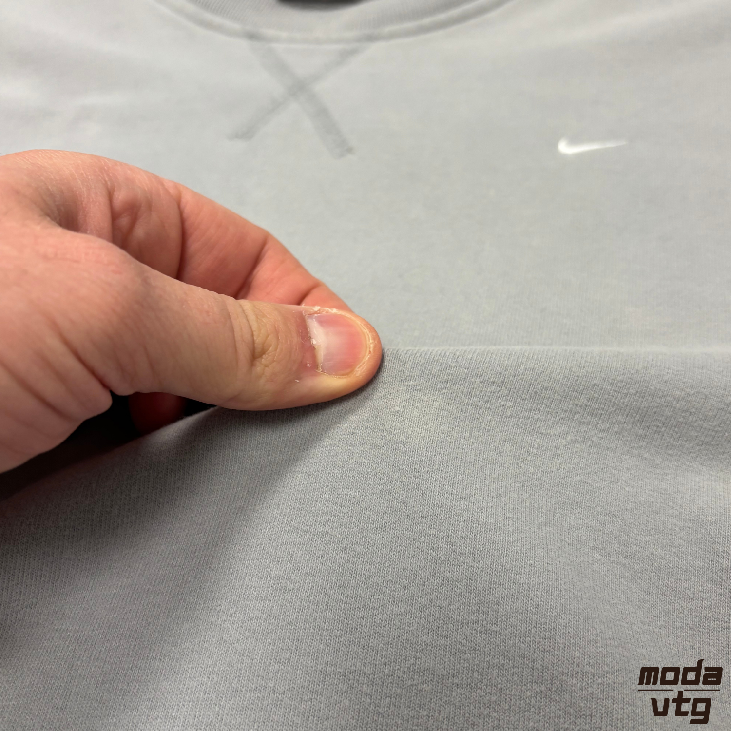 Vintage Y2K Nike Sweatshirt Grey XS