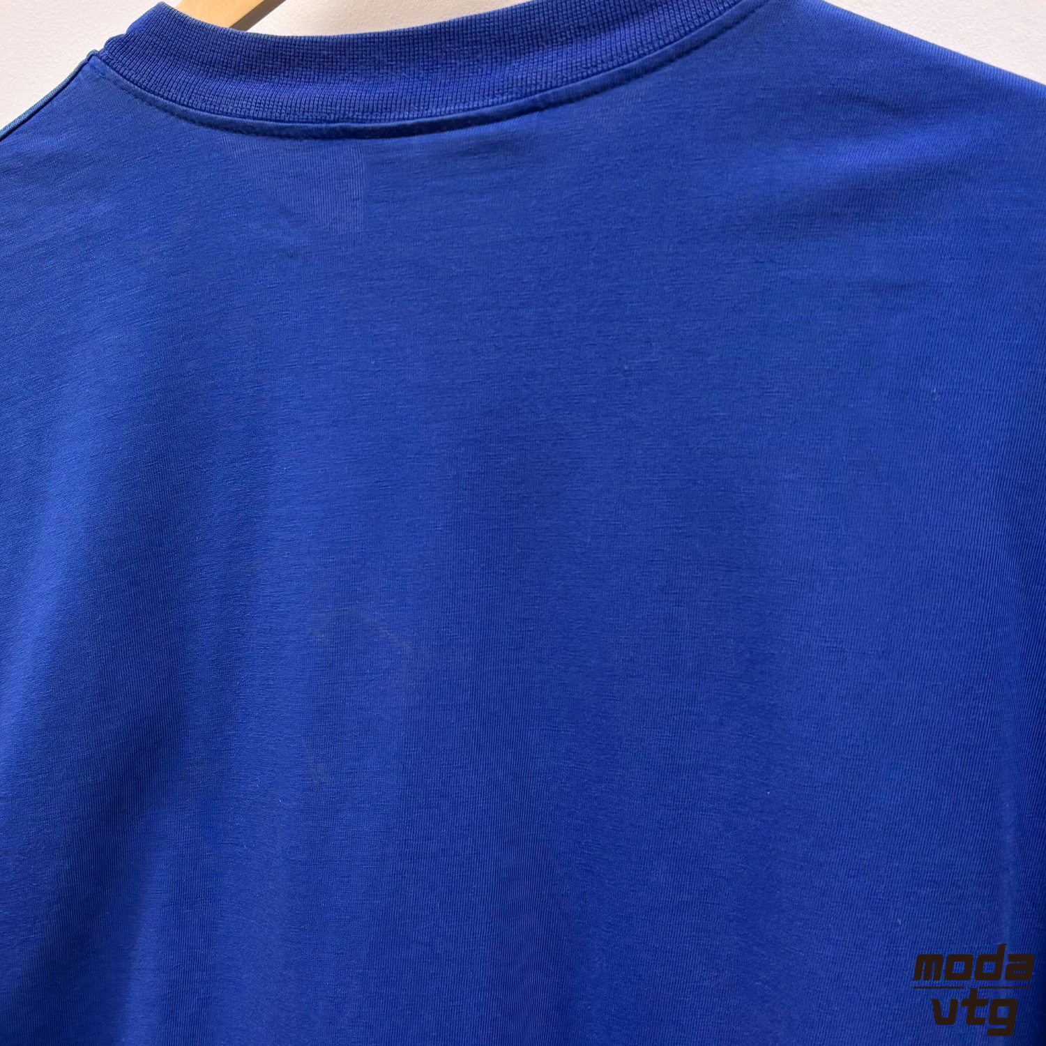 Vintage 90s Adidas Equipment T-Shirt Blue XL