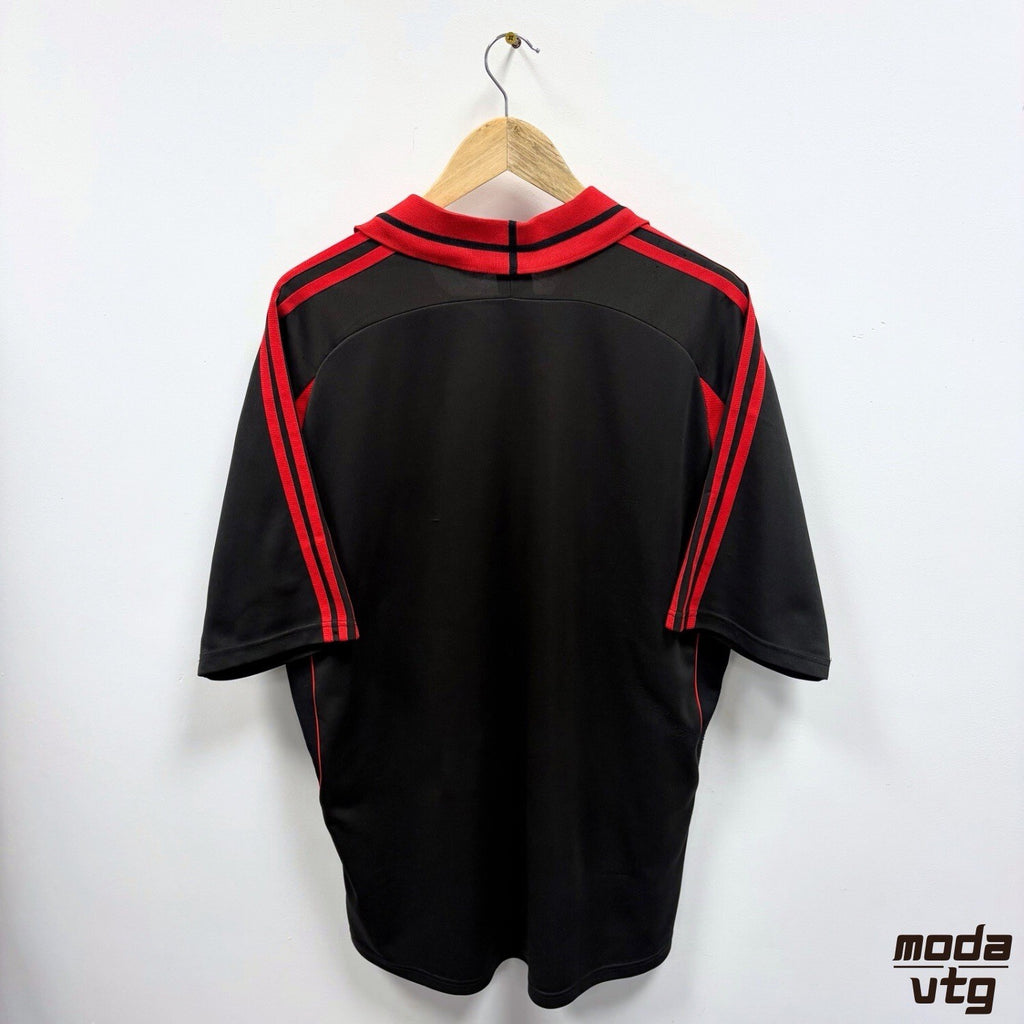 Adidas AC Milan 00/01 Third Shirt Black XL Vintage Retro Football Rossoneri Kit