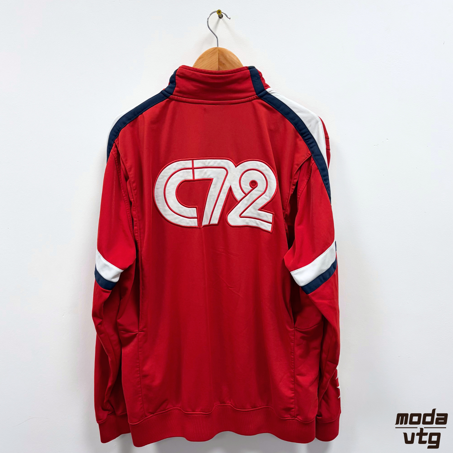 Vintage Y2K Nike Cortez Track Jacket Red XL Retro Unisex