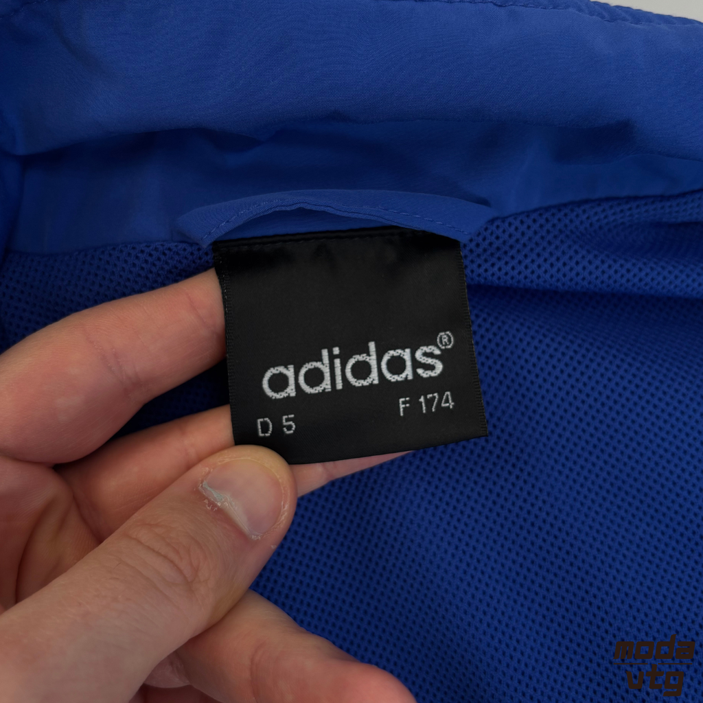 Vintage Y2K Adidas Track Jacket Blue Medium Retro