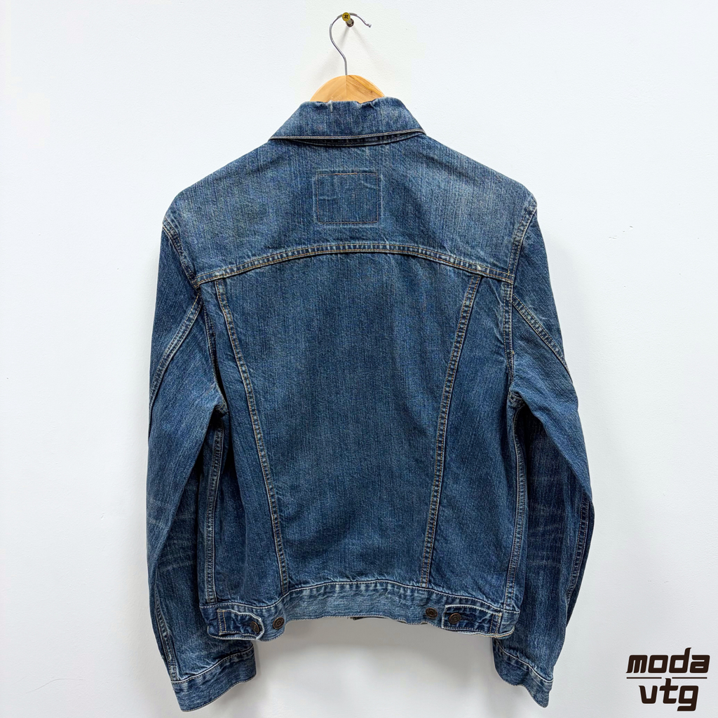 Vintage Y2K Levi’s Denim Jacket Blue Women’s Medium Retro