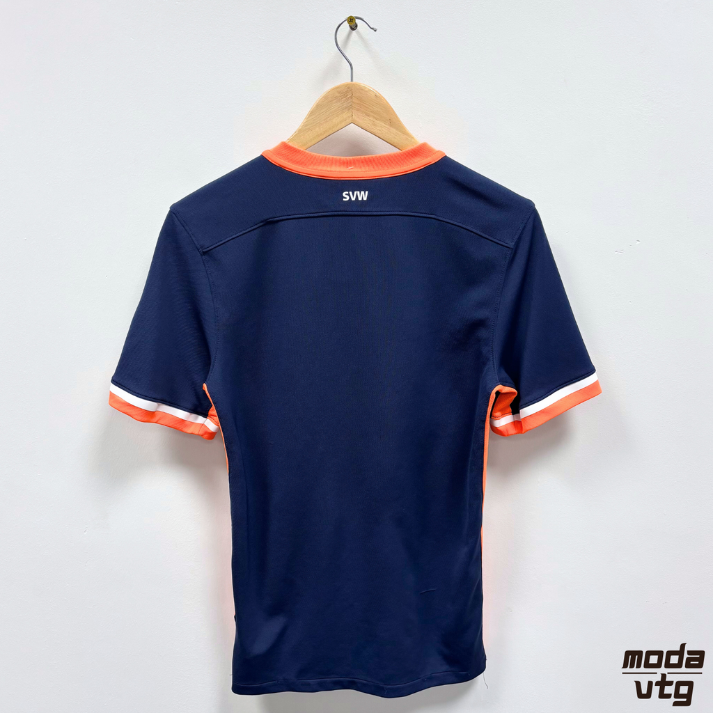 Vintage Y2K Werder Bremen Nike 2015/16 Away Kit Navy Small