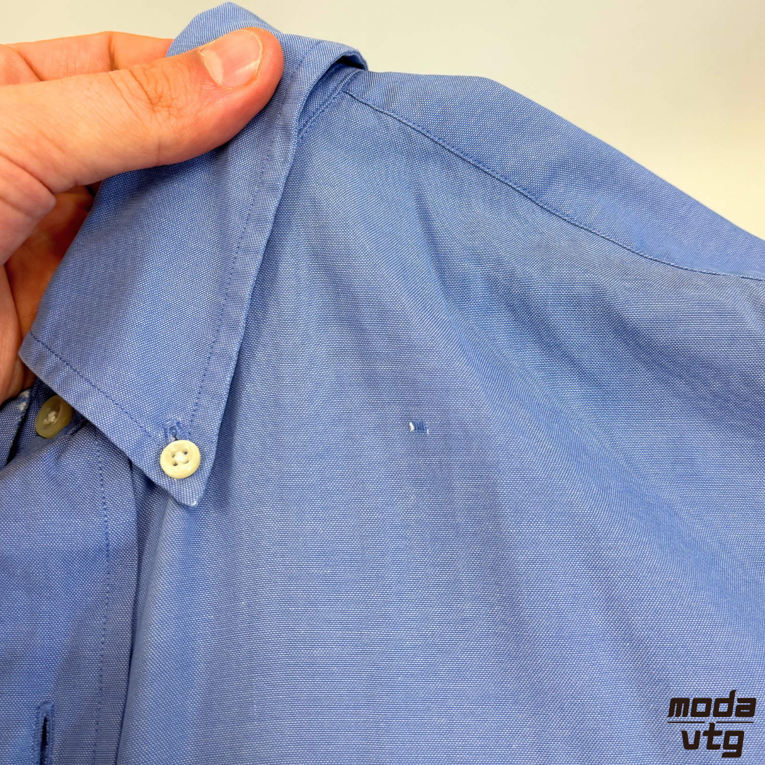 Vintage 90s Ralph Lauren Shirt Blue XL Yarmouth Cotton