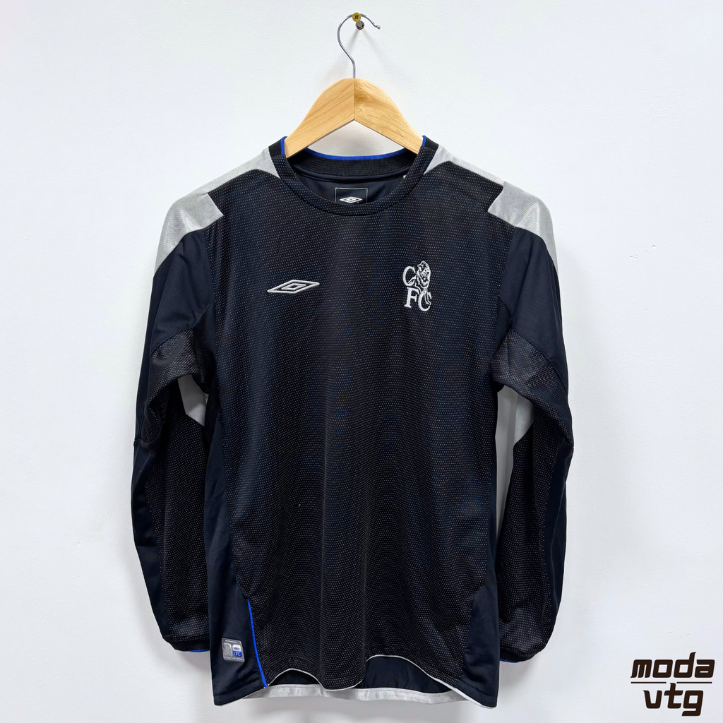 Vintage 2004/05 Chelsea Umbro Black XS Away Kit