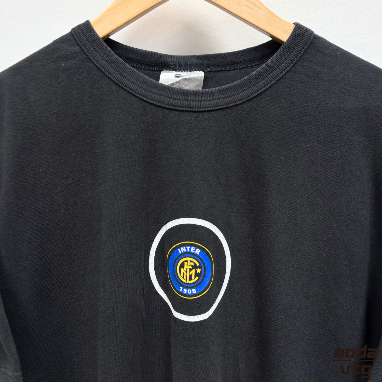 Vintage Y2K Inter Milan Nike T-Shirt Black XL