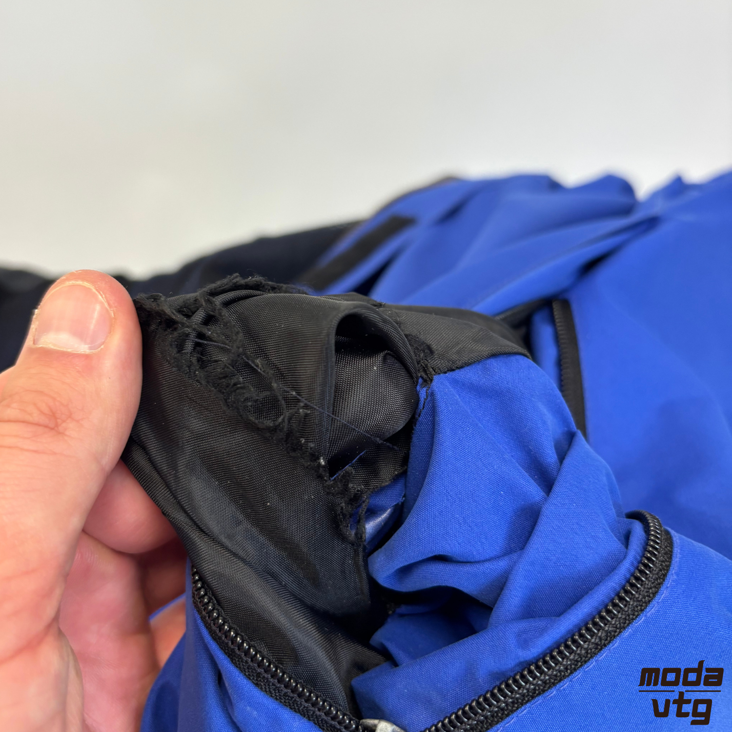 Vintage Y2K Fjällräven Raincoat Blue Large Winter