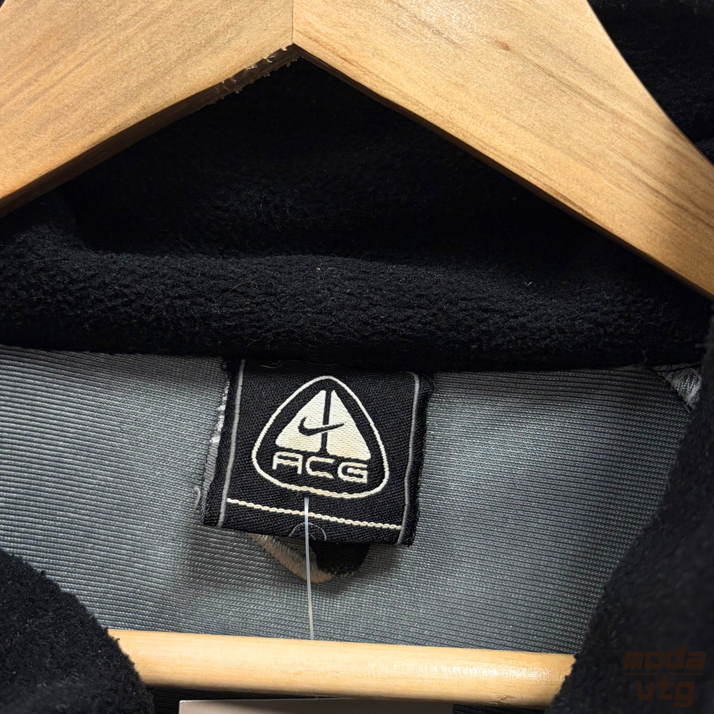 Vintage Y2K Nike ACG Fleece Black XL Full Zip Winter Walking