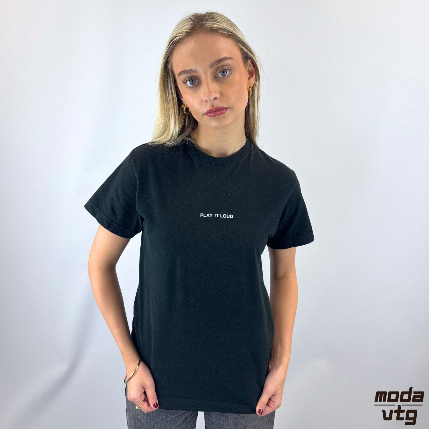 Vintage Y2K Nike Court T-Shirt Black Women’s Small Holiday Summer